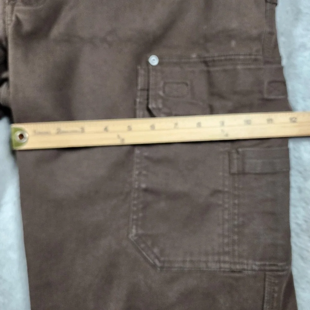 Duluth Trading Flex Fire Hose Jeans Mens 40x30 (FIts 36x30) Lined Cargo Pants